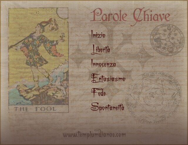 il matto tarocchi parole chiave