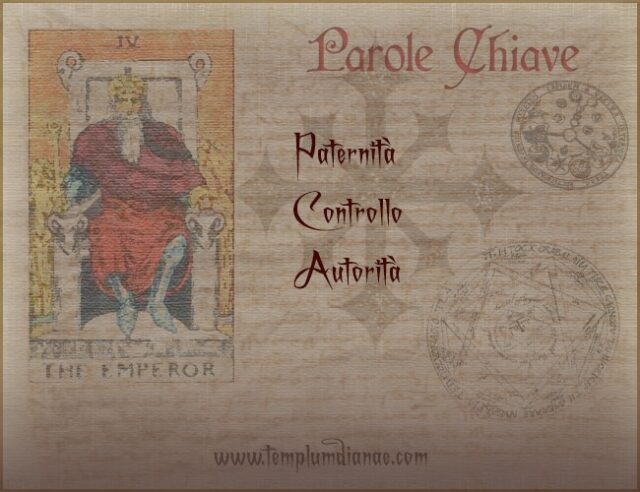 l'imperatore tarocchi parole chiave