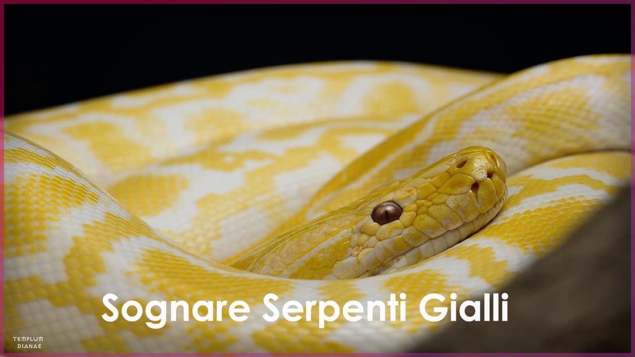 sognare serpenti gialli